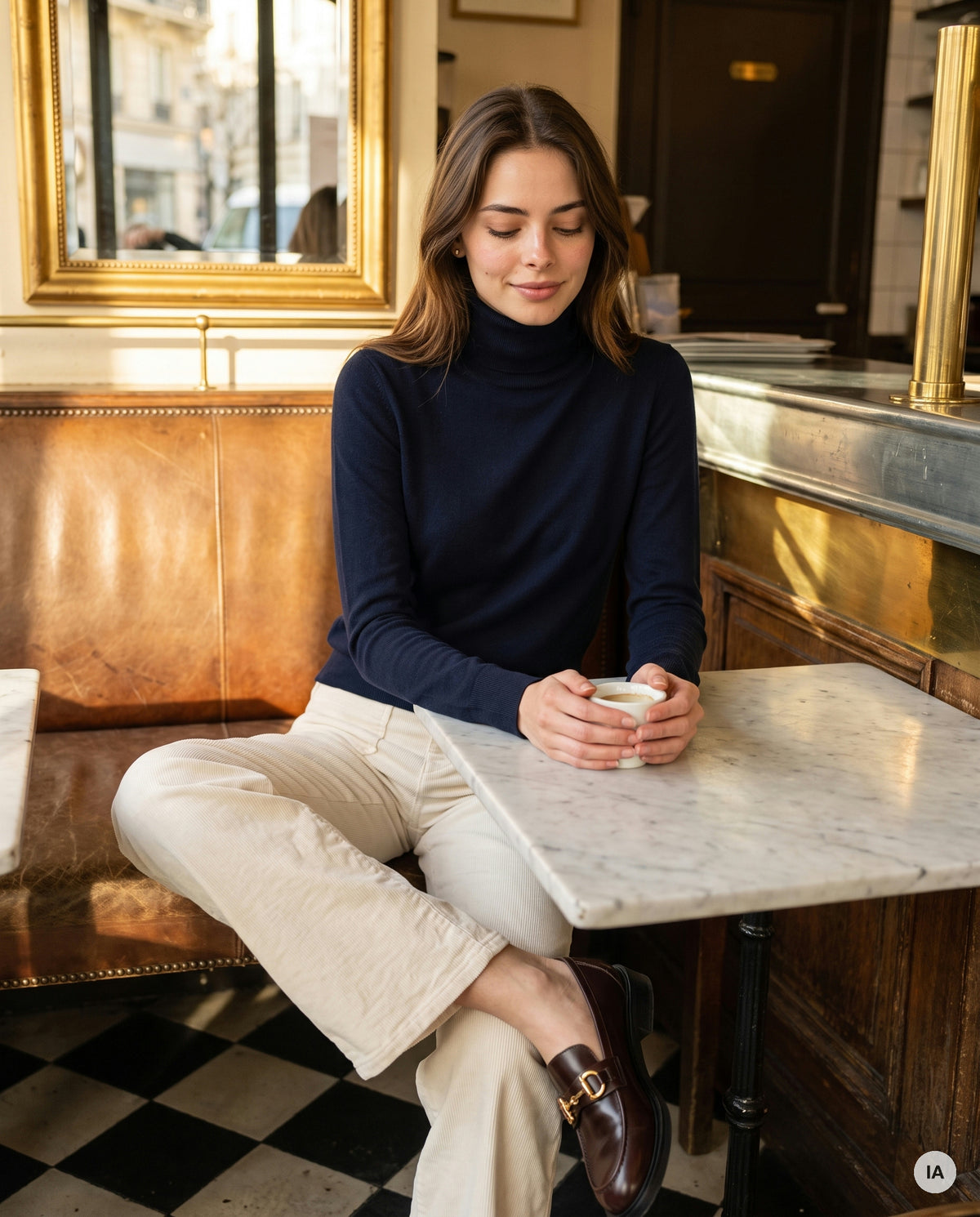 PULL ALIZ NAVY - ORFEO Pull — Image générée par IA