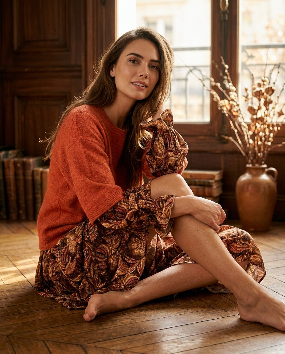 PULL KOOL ORANGE - MINUIT DOUZE PULL