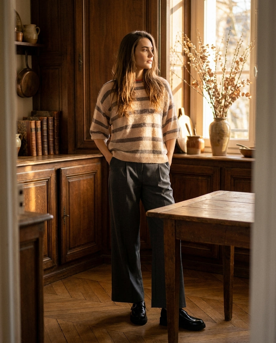 PULL KOOL RAYURES - MINUIT DOUZE Pull