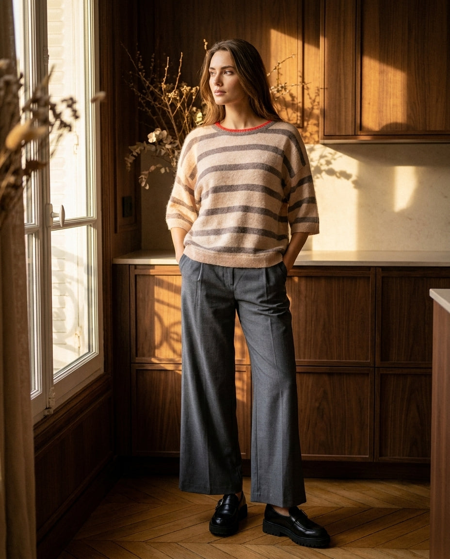 PULL KOOL RAYURES - MINUIT DOUZE Pull