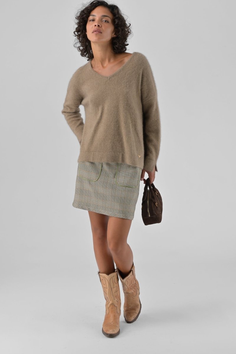 PULL LUZIO TAUPE - ORFEO PULL