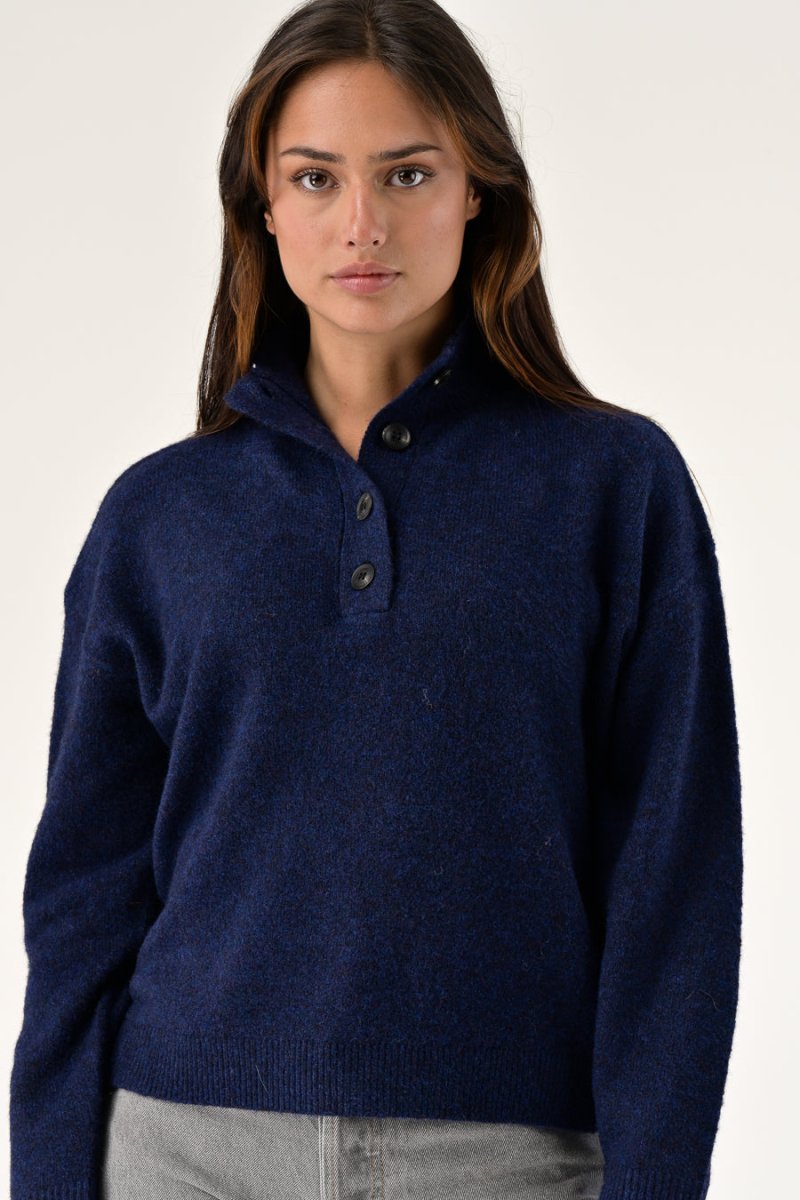 PULL NATHANIELLE Navy - ORFEO PULL