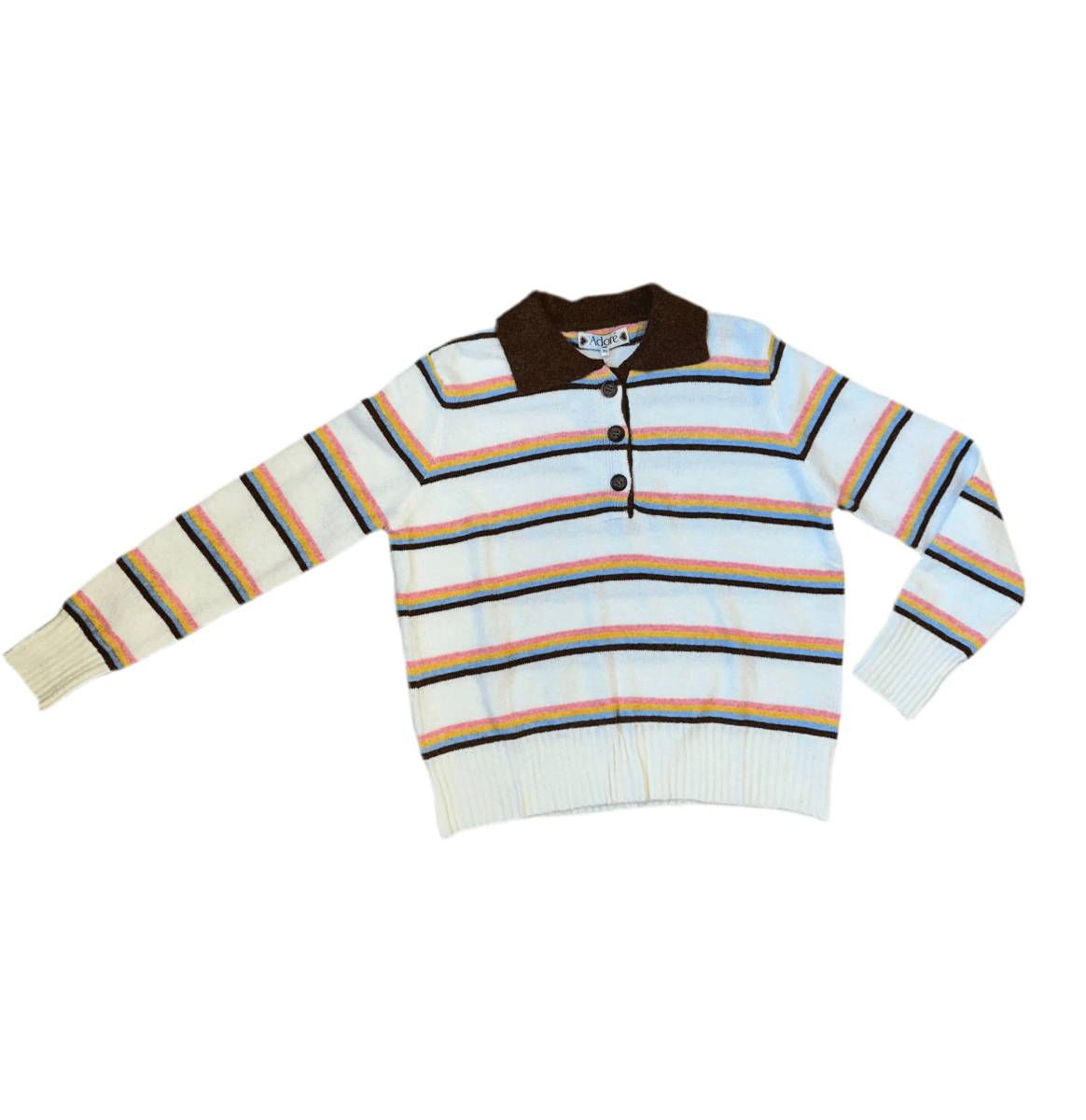 Pull Tiyi RAYURES ECRUES - ADORE Pull