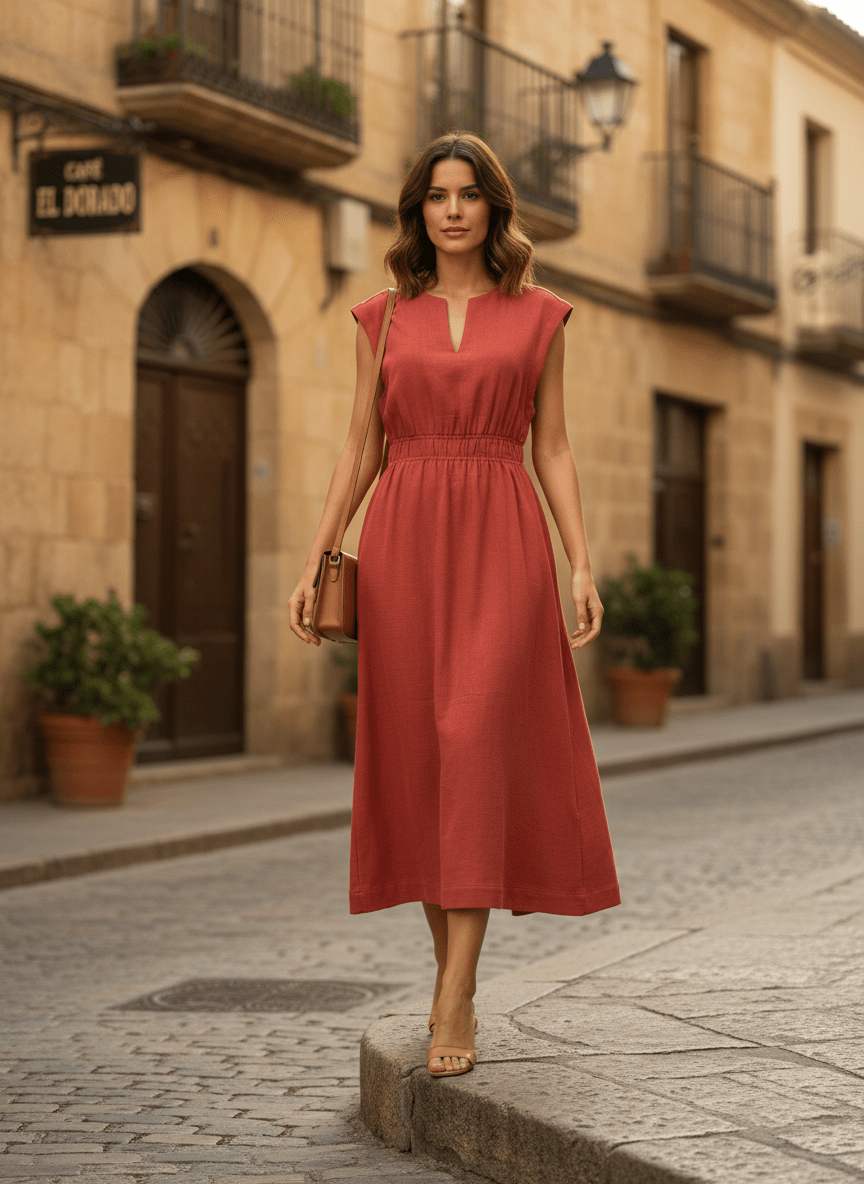 Robe Candice RED - THE KORNER DRESS