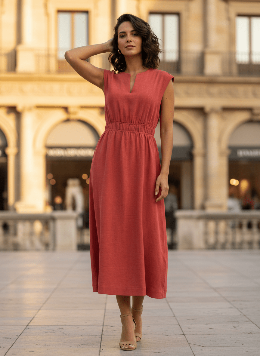 Robe Candice RED - THE KORNER DRESS