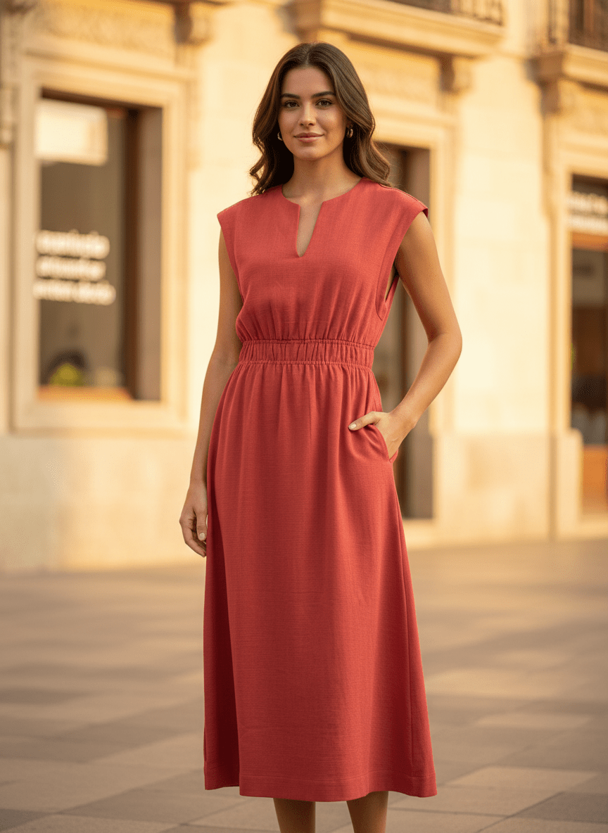 Robe Candice RED - THE KORNER DRESS