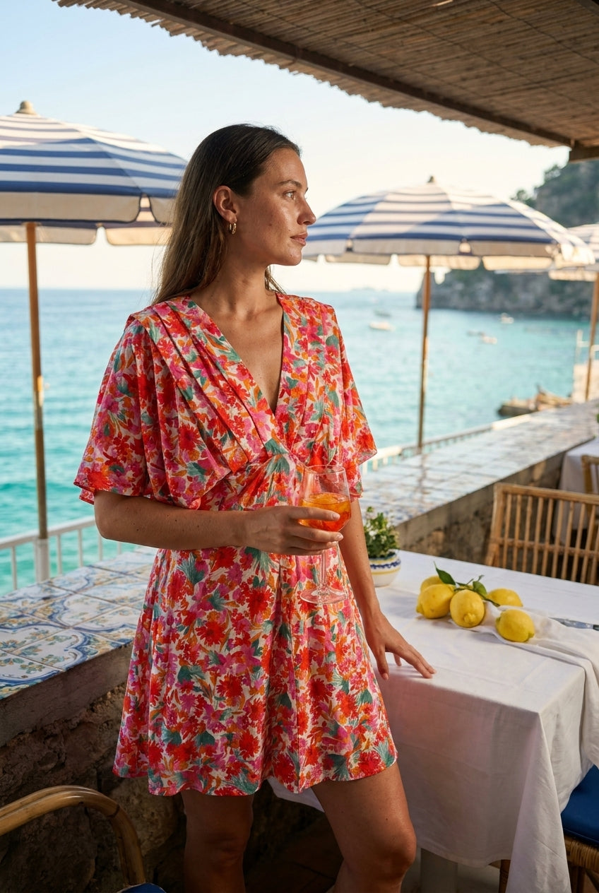 ROBE FLORIDA ROSE - RUE DES ABBESSES Robe