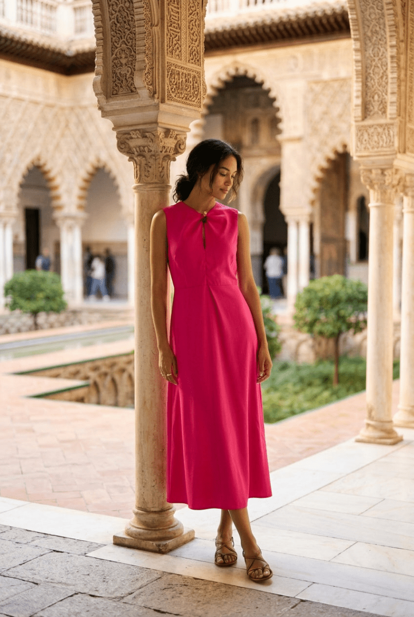 Robe Maezra FUCHIA - ANGE Robe