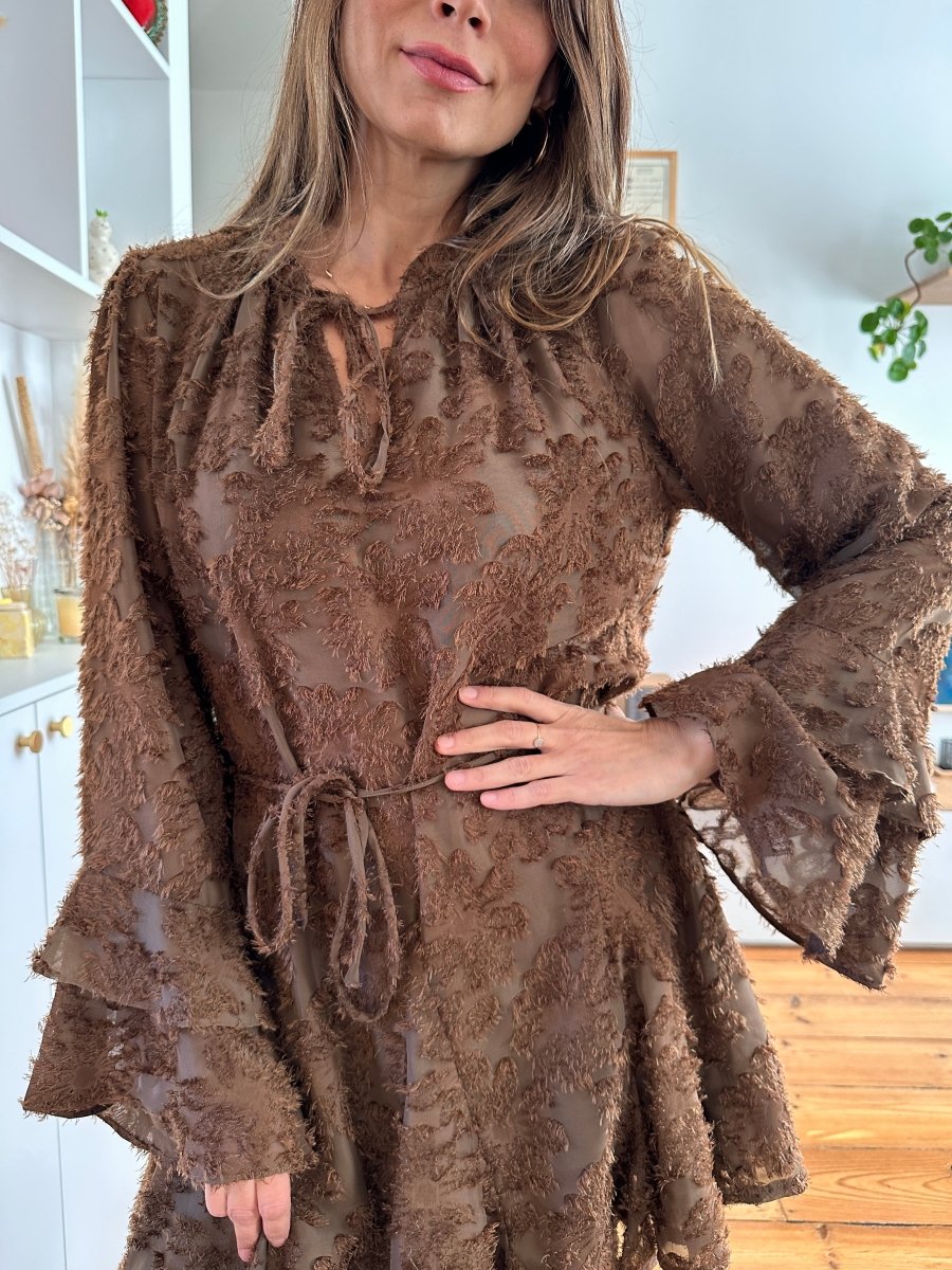 Robe Magda CHOCOLAT - KILKY Robe
