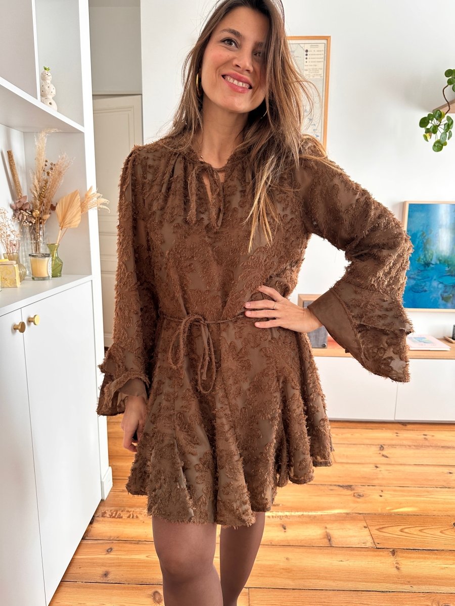 Robe Magda CHOCOLAT - KILKY Robe