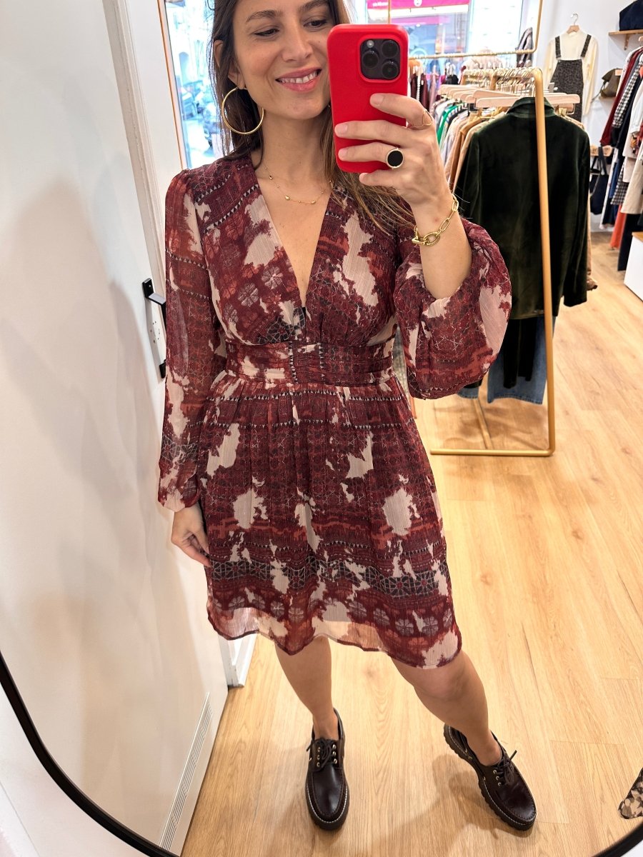 Robe Perrine BORDEAUX3 - YCOO Robe