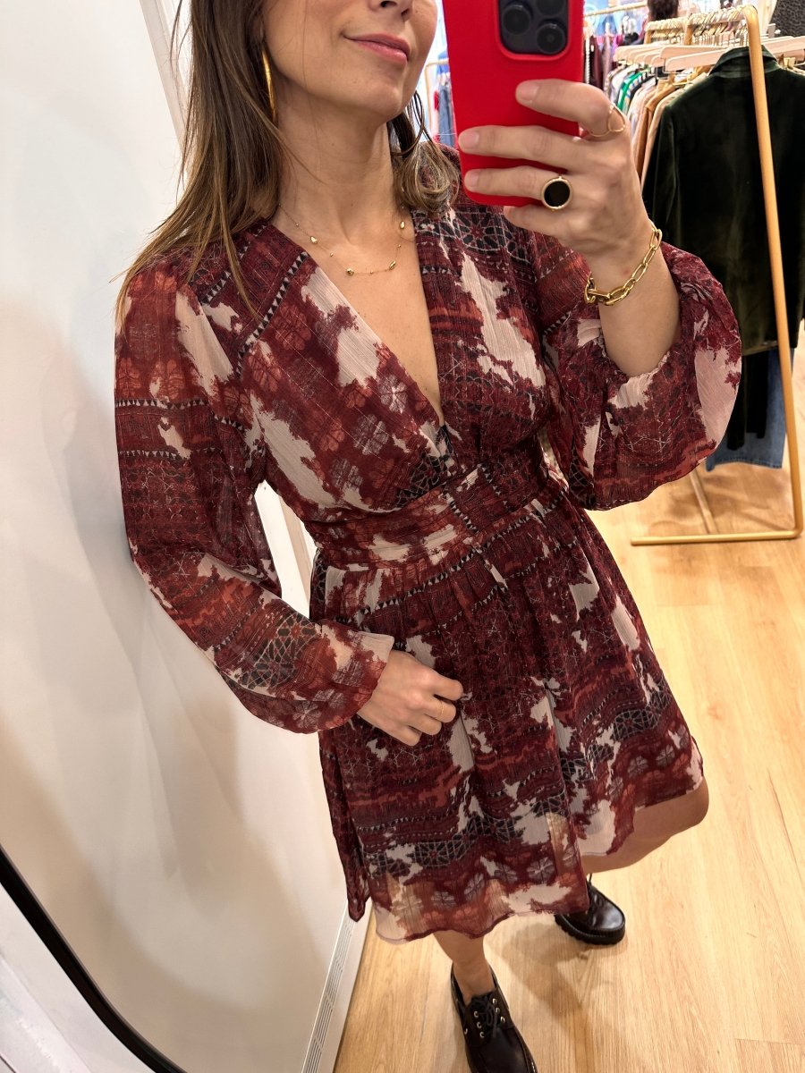 Robe Perrine BORDEAUX3 - YCOO Robe