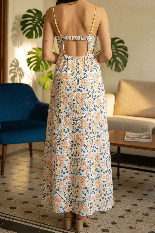 Robe Randal BRODERIE GARDEN FLUO - LAUREPLUSMAX Robe