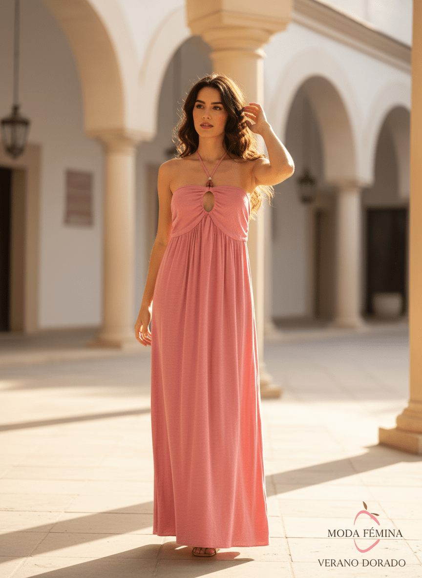 Robe samari PINK - THE KORNER DRESS