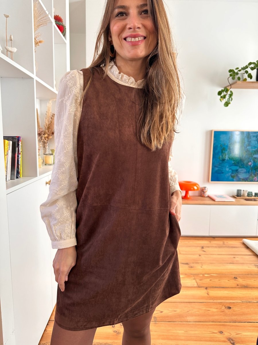 Robe Sidonie CHOCOLAT - YCOO Robe