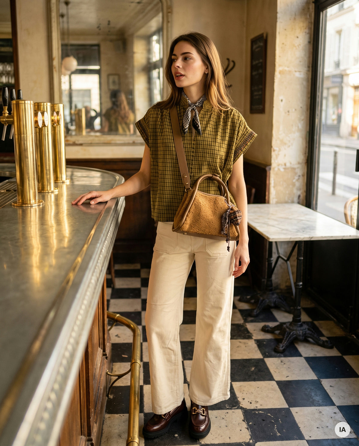 SAC MILO CAMEL - ORFEO Sac à main — Image générée par IA