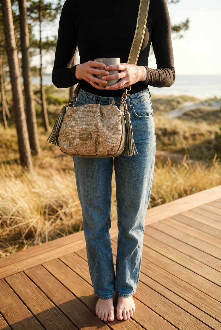 SAC PRISCIA OYSTER - MILA LOUISE Sac à main