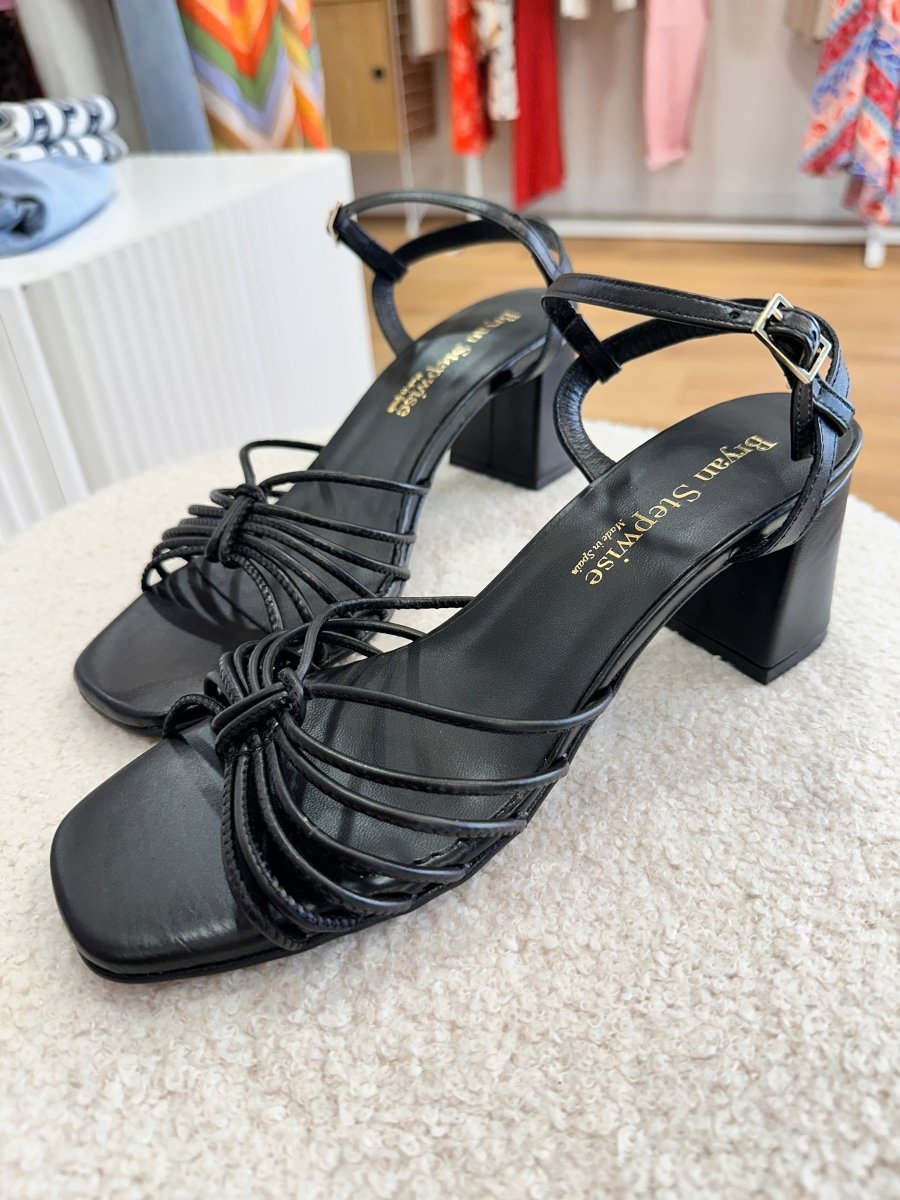 Sandales Hortense NOIR - BRYAN STEPWISE Sandales