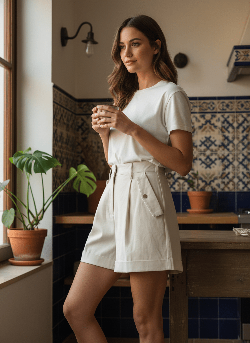 SHORT SHARON NATUREL - LA PETITE ETOILE Short
