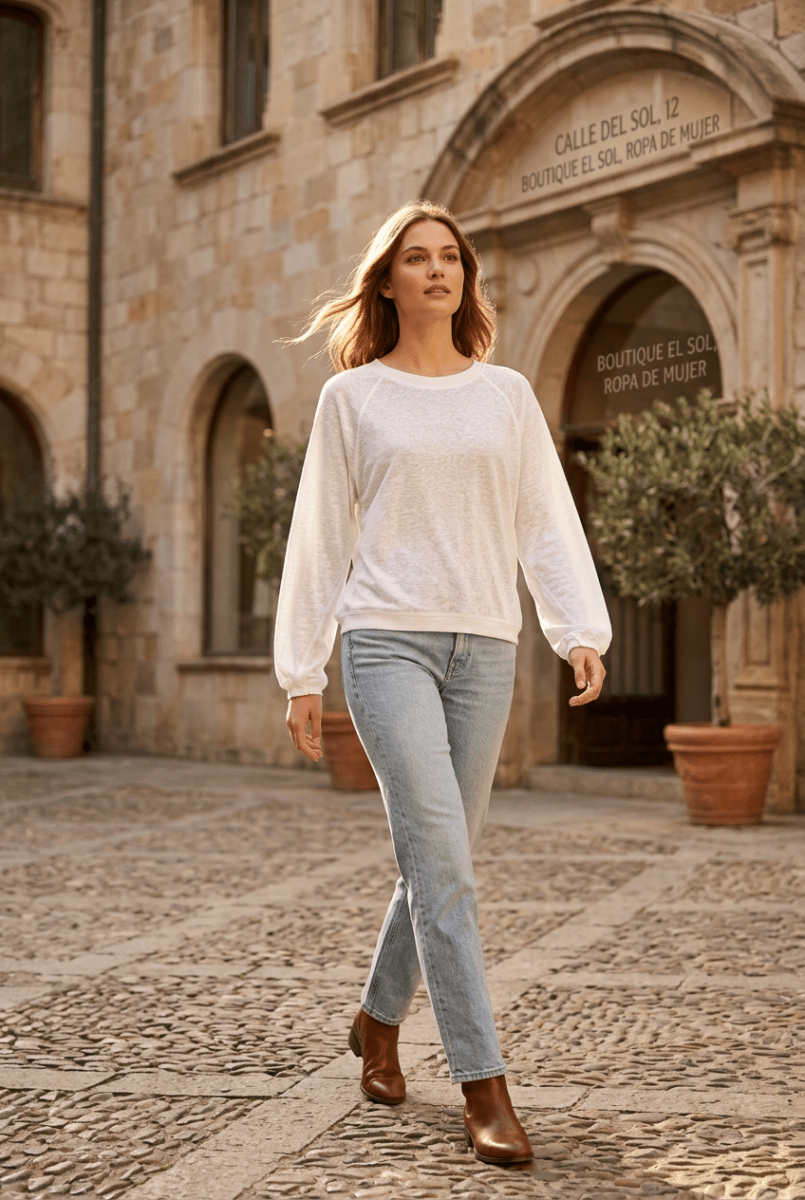 T - SHIRT HEALING ECRU - RUE MAZARINE TOP