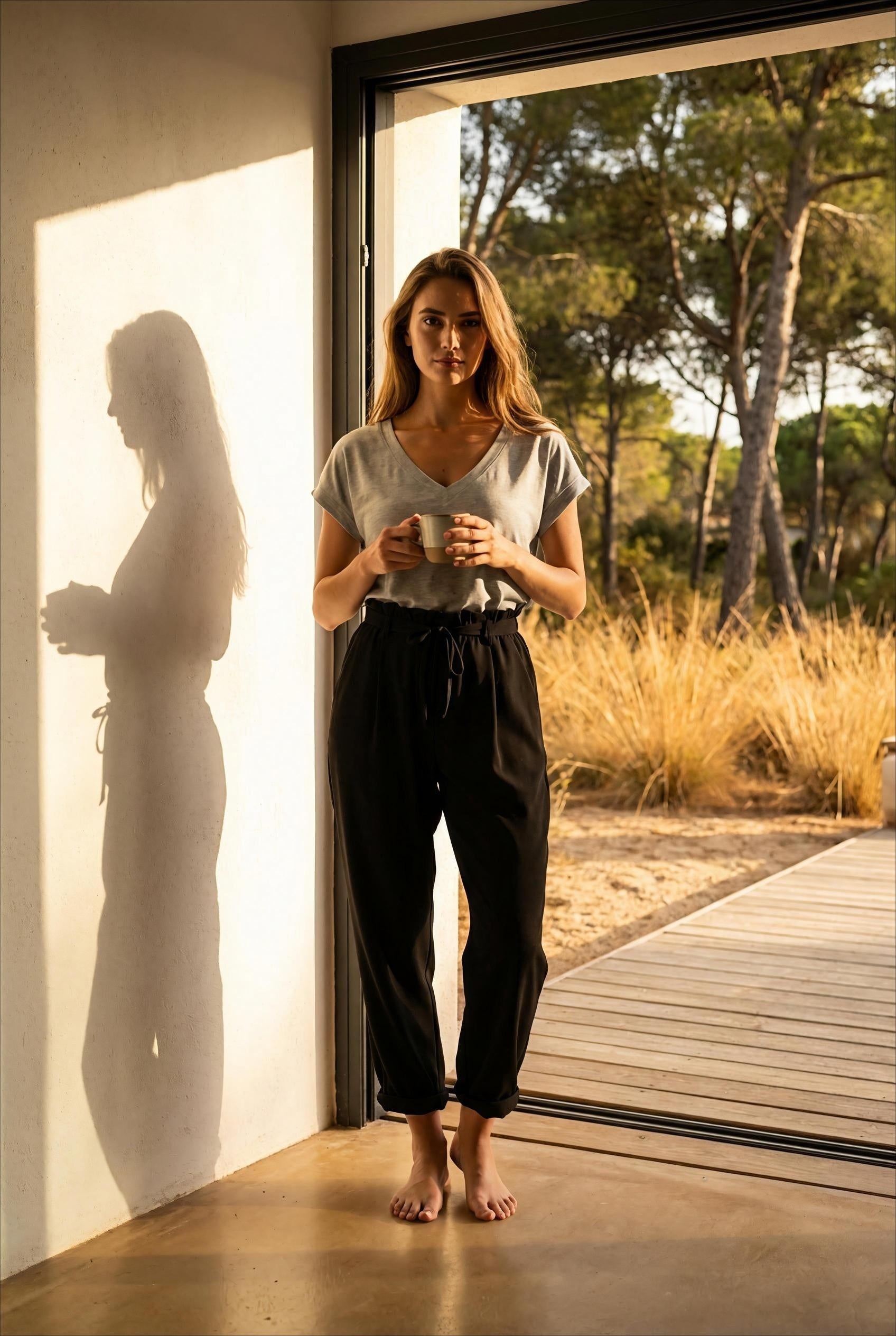 T-SHIRT IVORY GRIS - RUE MAZARINE Top