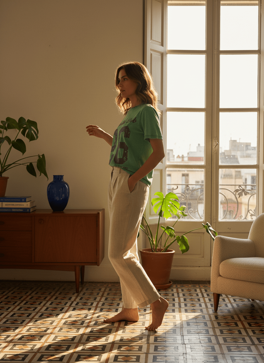 T-shirt NOA GREEN - ONE TEE T-shirt
