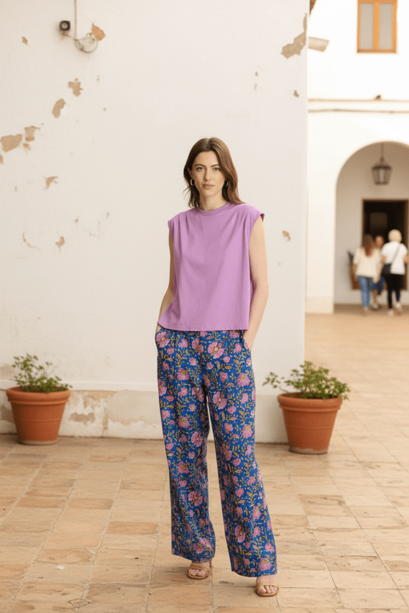 TEE SHIRT VIVI LILAS - GARANCE T - SHIRT