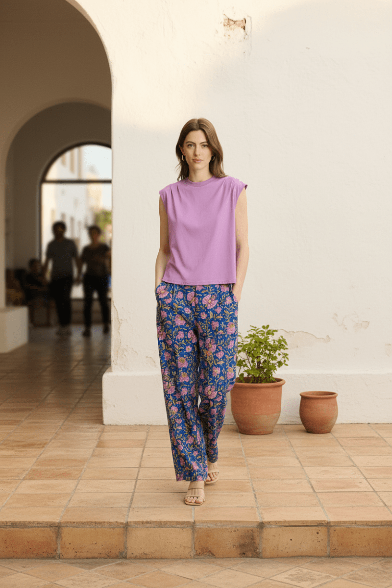 TEE SHIRT VIVI LILAS - GARANCE T - SHIRT