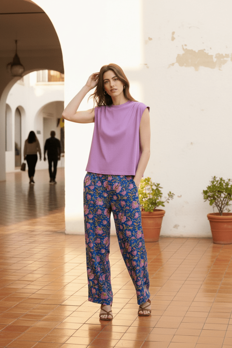 TEE SHIRT VIVI LILAS - GARANCE T - SHIRT