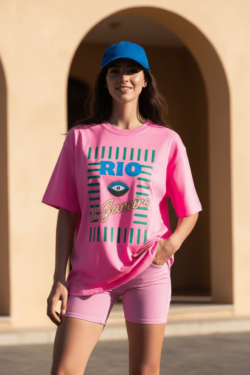 TILA ROSE DE JANEIRO - LAUREPLUSMAX T-shirt