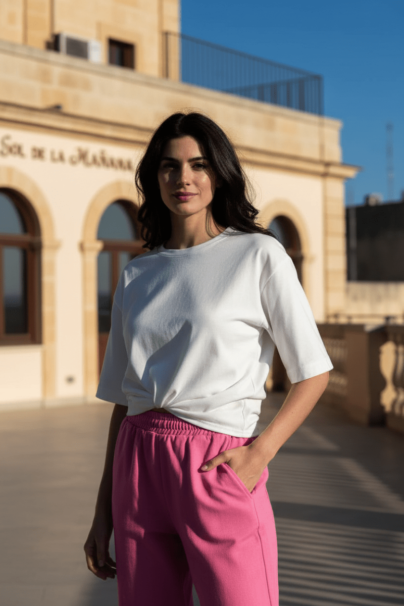 TILLY BLANC - LAUREPLUSMAX T-shirt