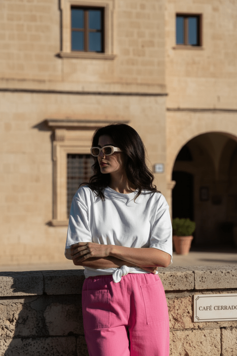 TILLY BLANC - LAUREPLUSMAX T-shirt