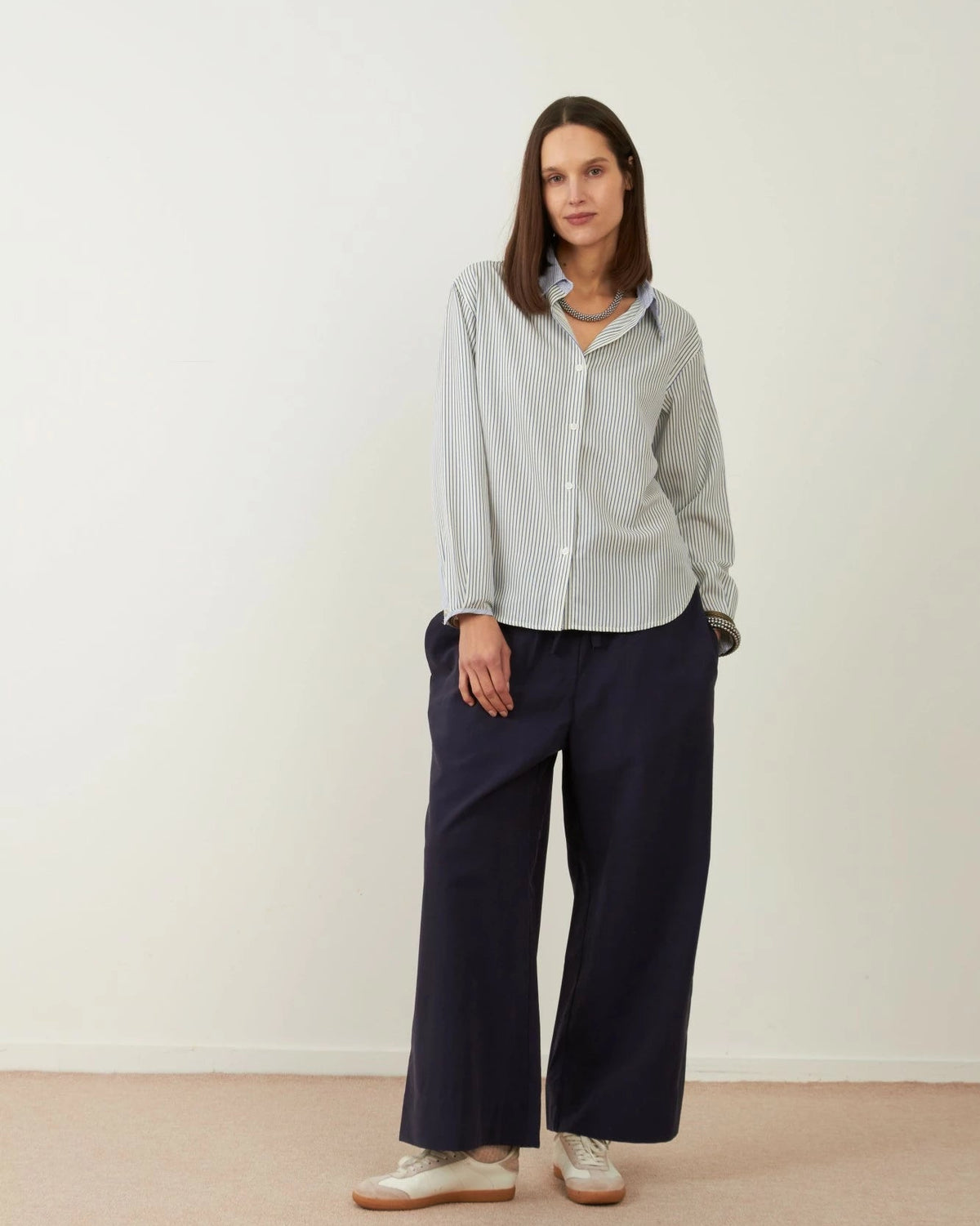 Chemise Boyish – Rayures bleues – Loëla