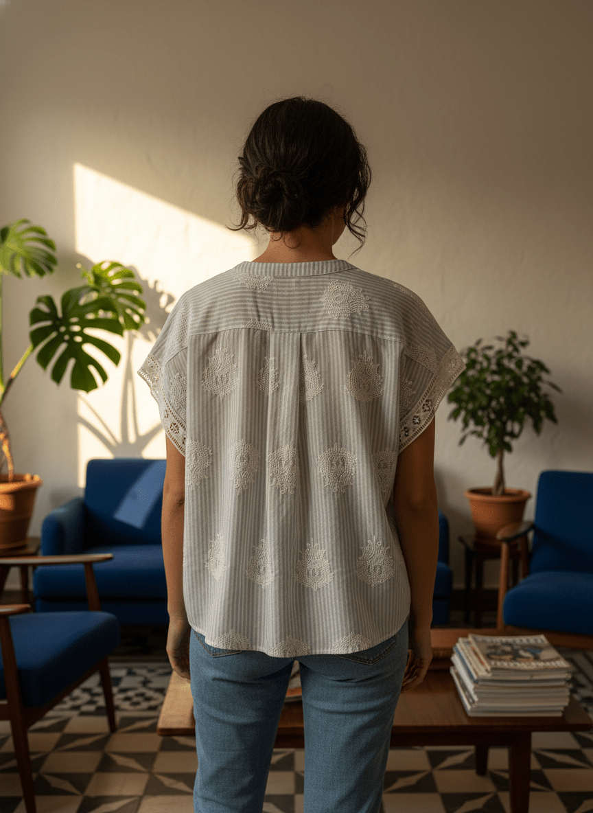 TOP CARLA OFFWHITE - SEEUSOON Top