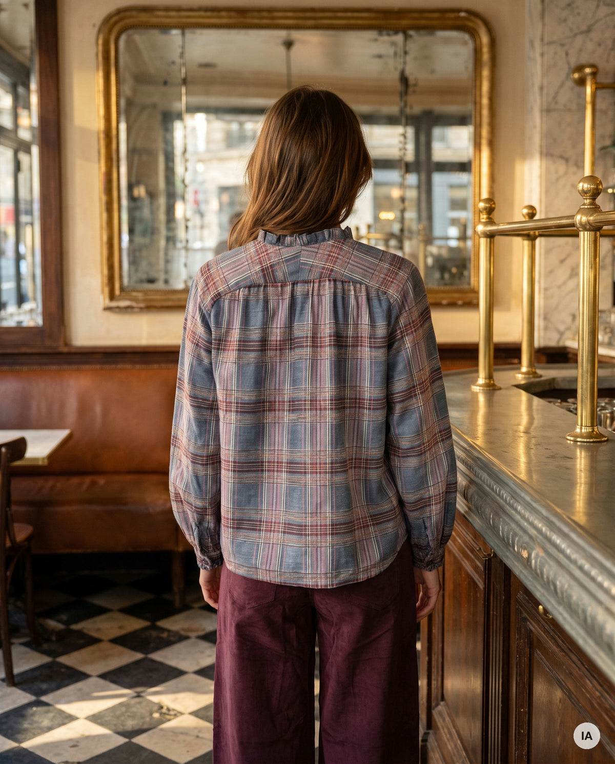 TOP CUTE DENIM - MINUIT DOUZE Top — Image générée par IA