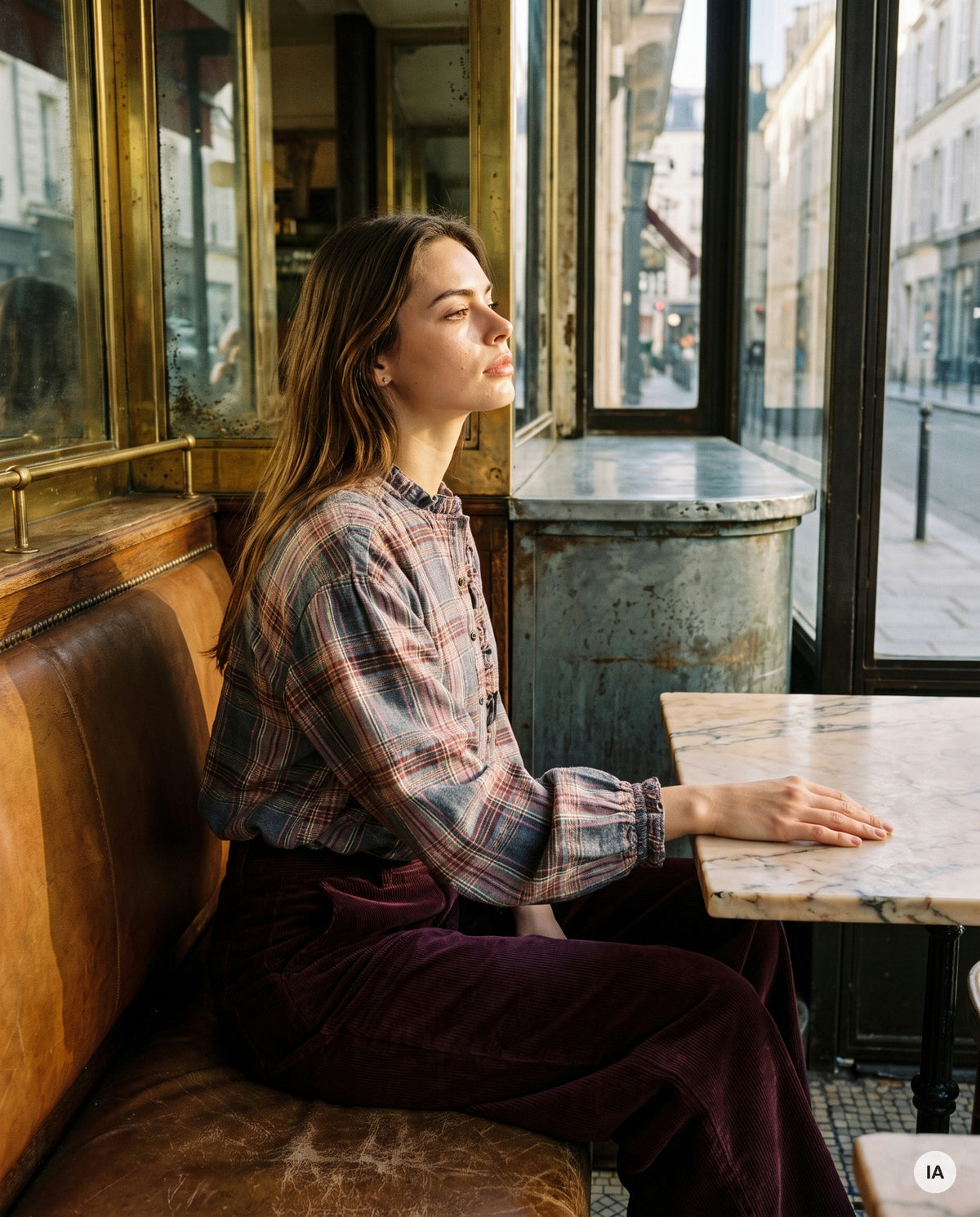 TOP CUTE DENIM - MINUIT DOUZE Top — Image générée par IA