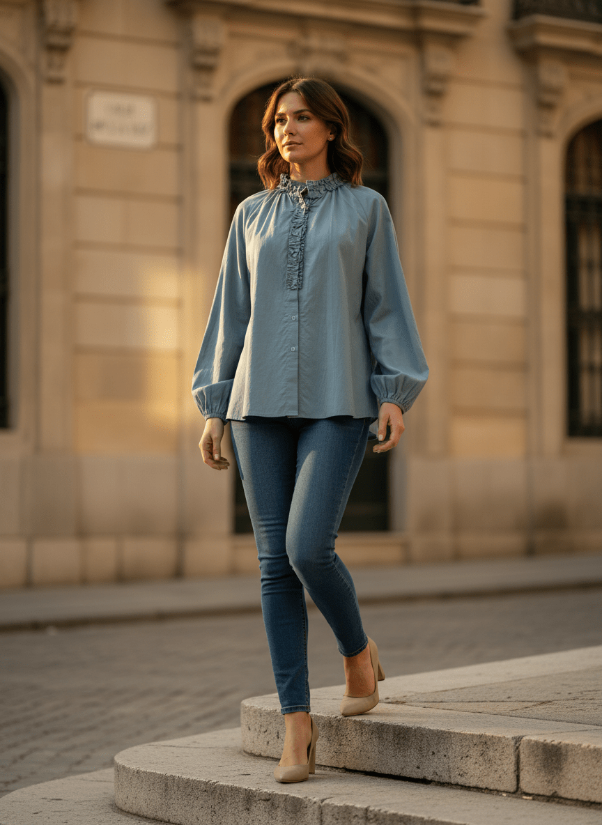 TOP FLAMENCA LICHEN - ADORE Top