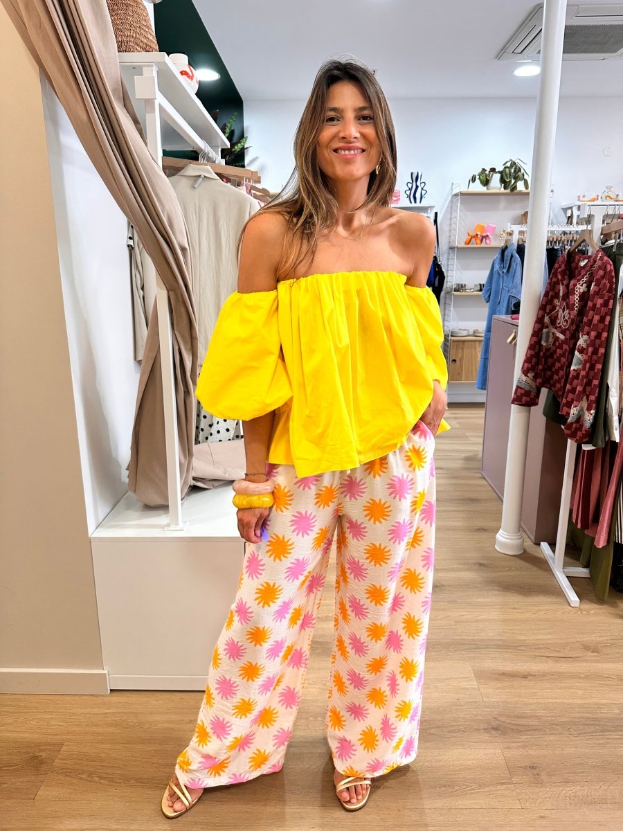 Top Kelly JAUNE - L’ESSENTIEL Top