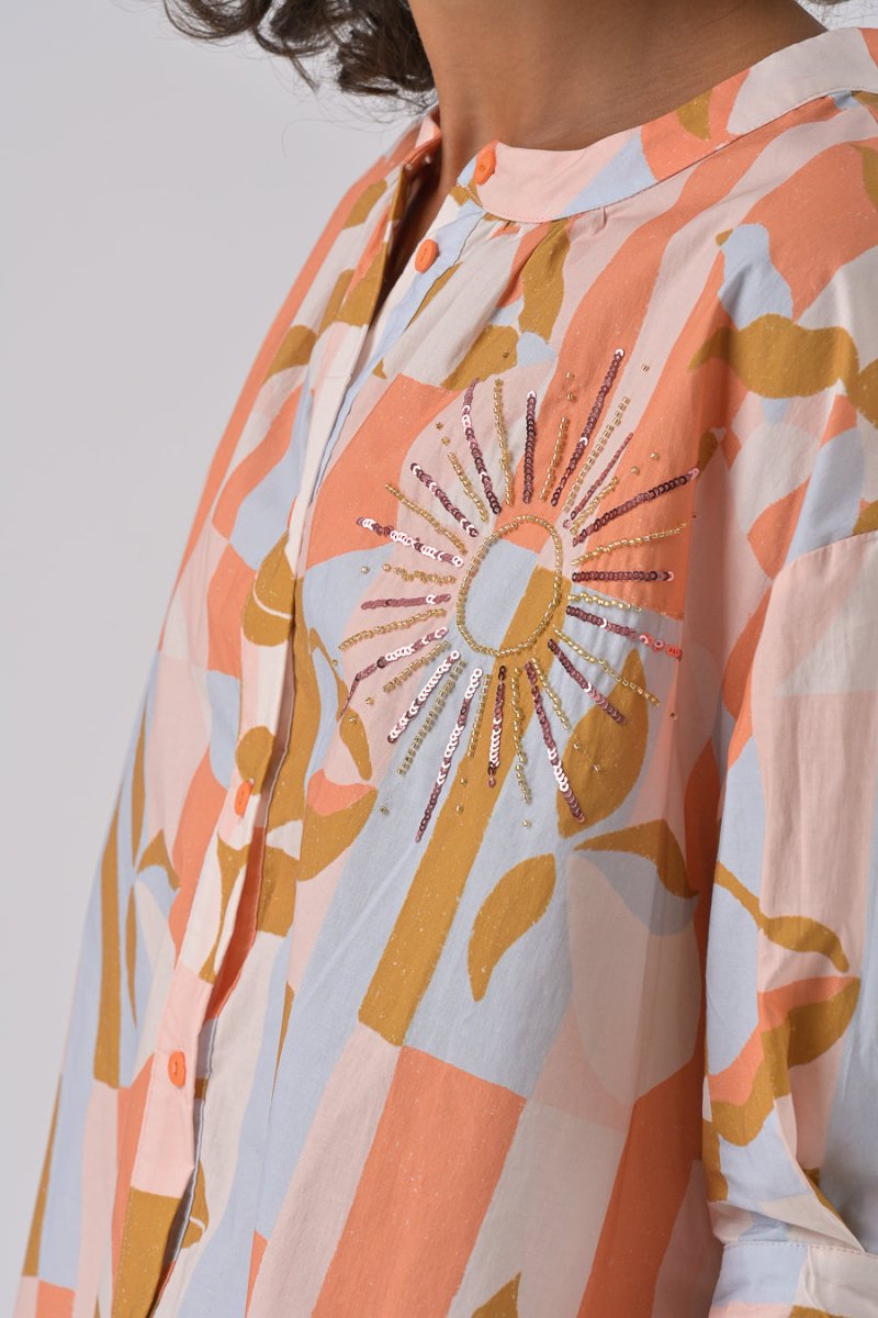 TOP SIMONE SOLSTICE PASTEL - ORFEO TOP