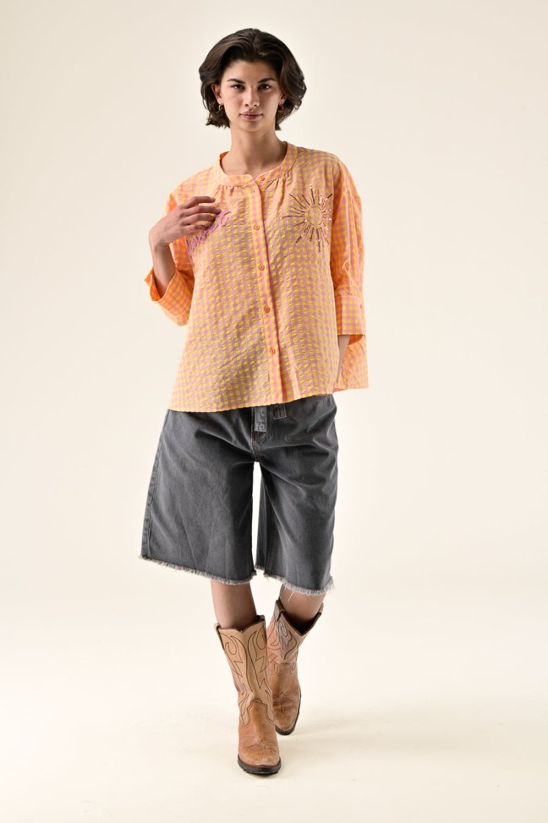 TOP SIMONE SOLSTICE PASTEL - ORFEO TOP
