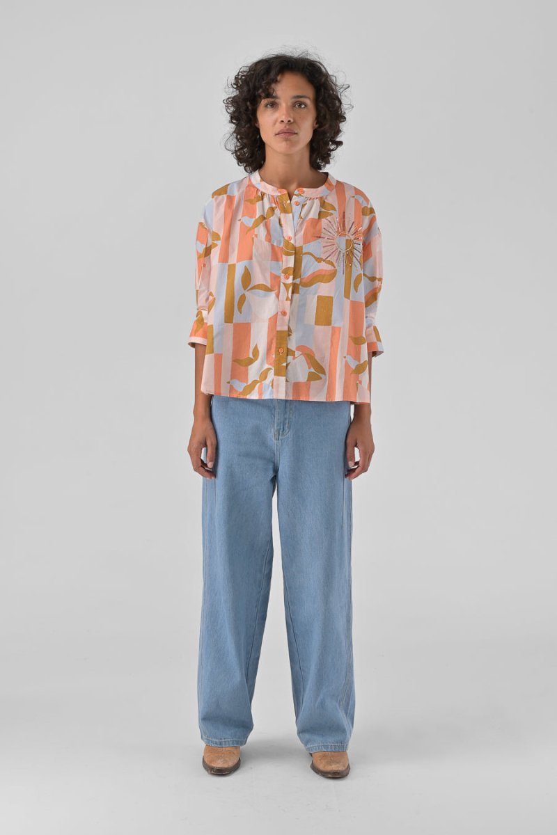 TOP SIMONE SOLSTICE PASTEL - ORFEO TOP