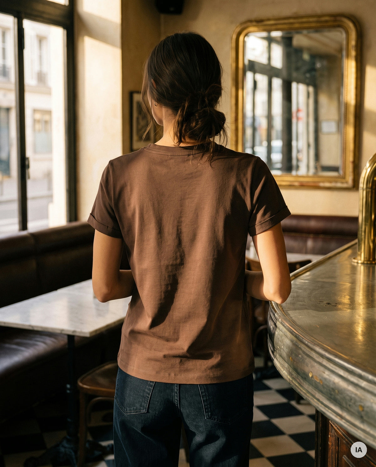 TSHIRT ONI CHOCOLAT - ORAIJE T-shirt — Image générée par IA