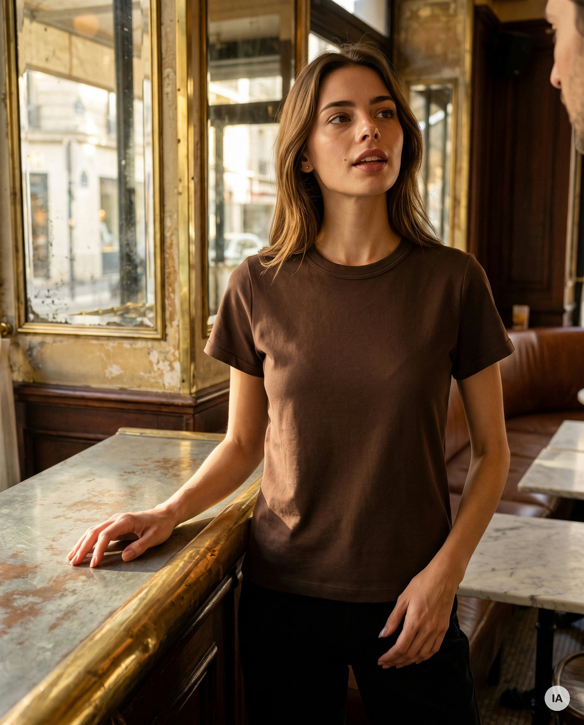 TSHIRT ONI CHOCOLAT - ORAIJE T-shirt — Image générée par IA