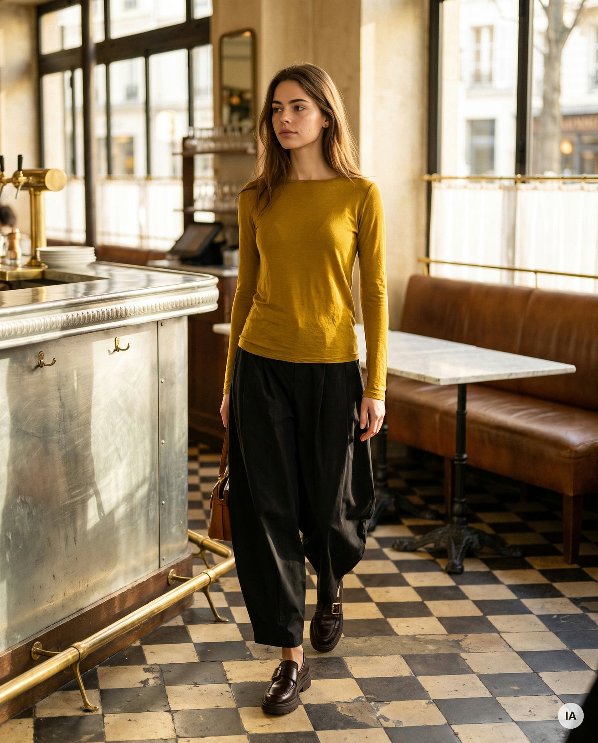 TSHIRT PRIMA VERT - W STUDIO Top — Image générée par IA