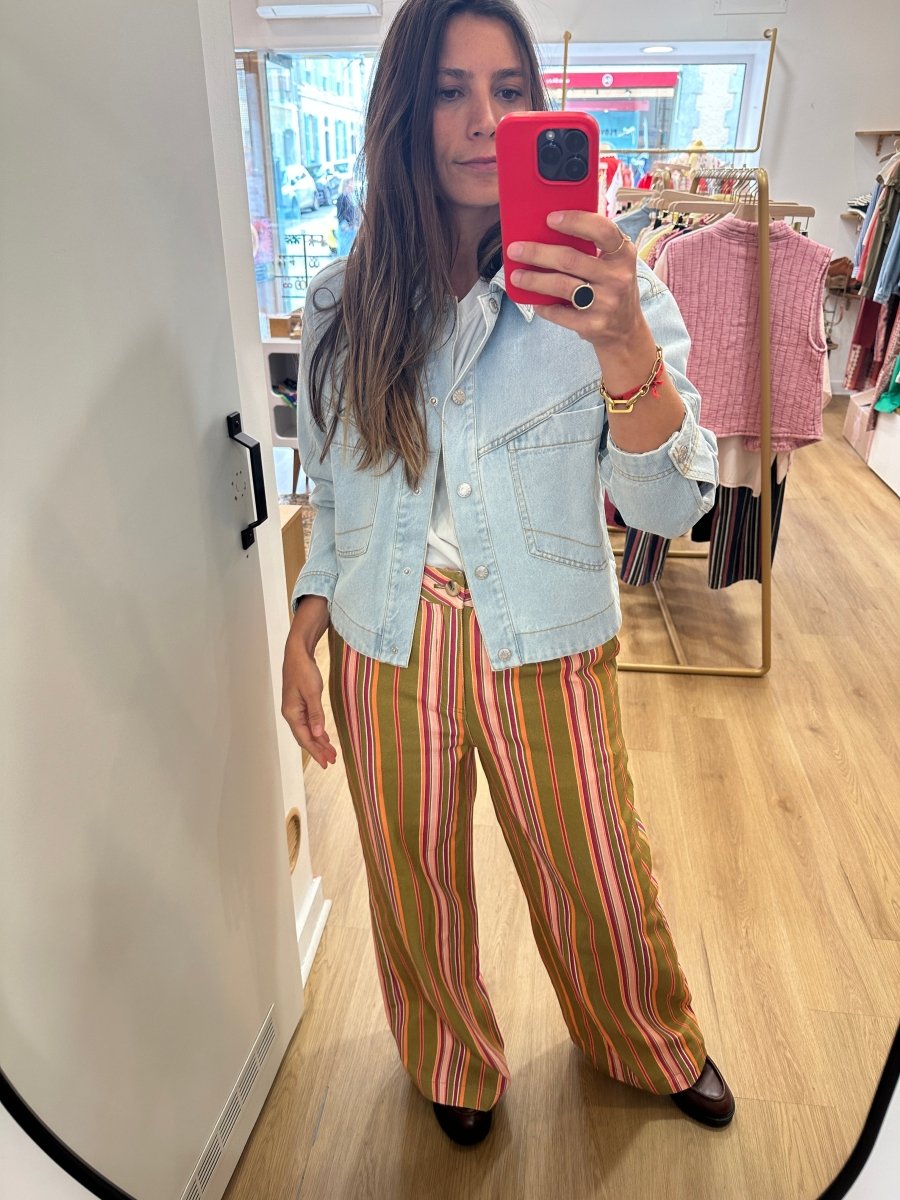 VALO DENIM BLEU - LAUREPLUSMAX Veste