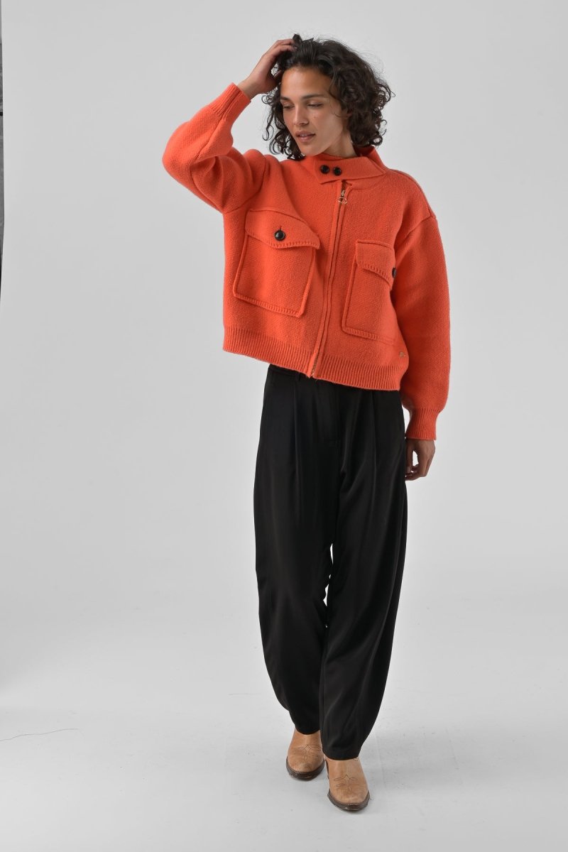 VESTE BIBA Vert - ORFEO GILET