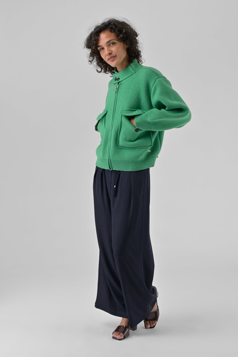 VESTE BIBA Vert - ORFEO GILET