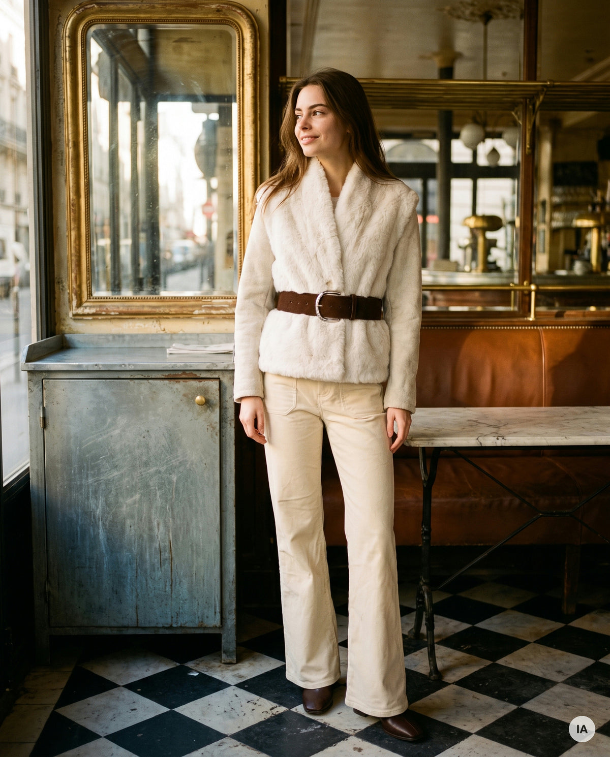 VESTE LOULIANA ECRU - ORFEO Veste — Image générée par IA