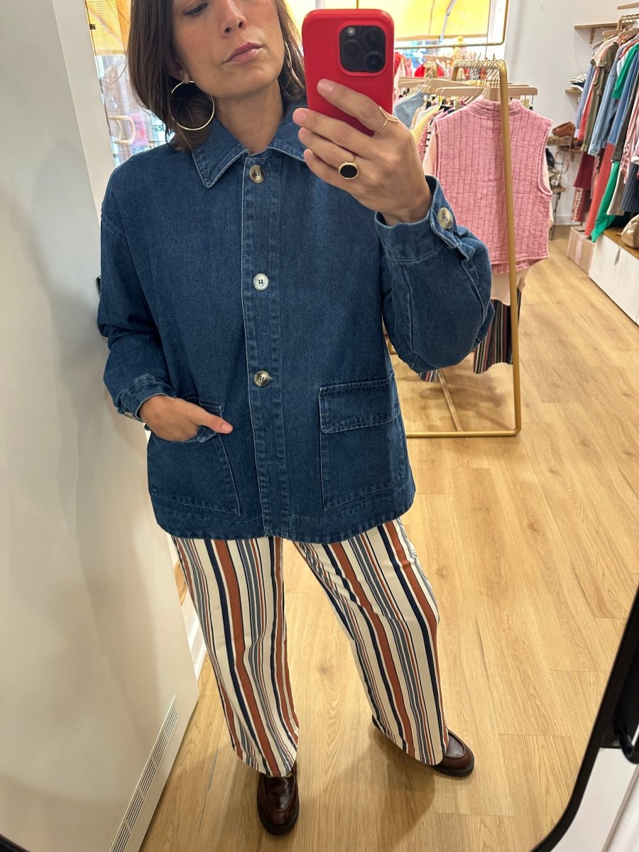 Veste Maggie BLEU JEAN - CHARLIOR Veste