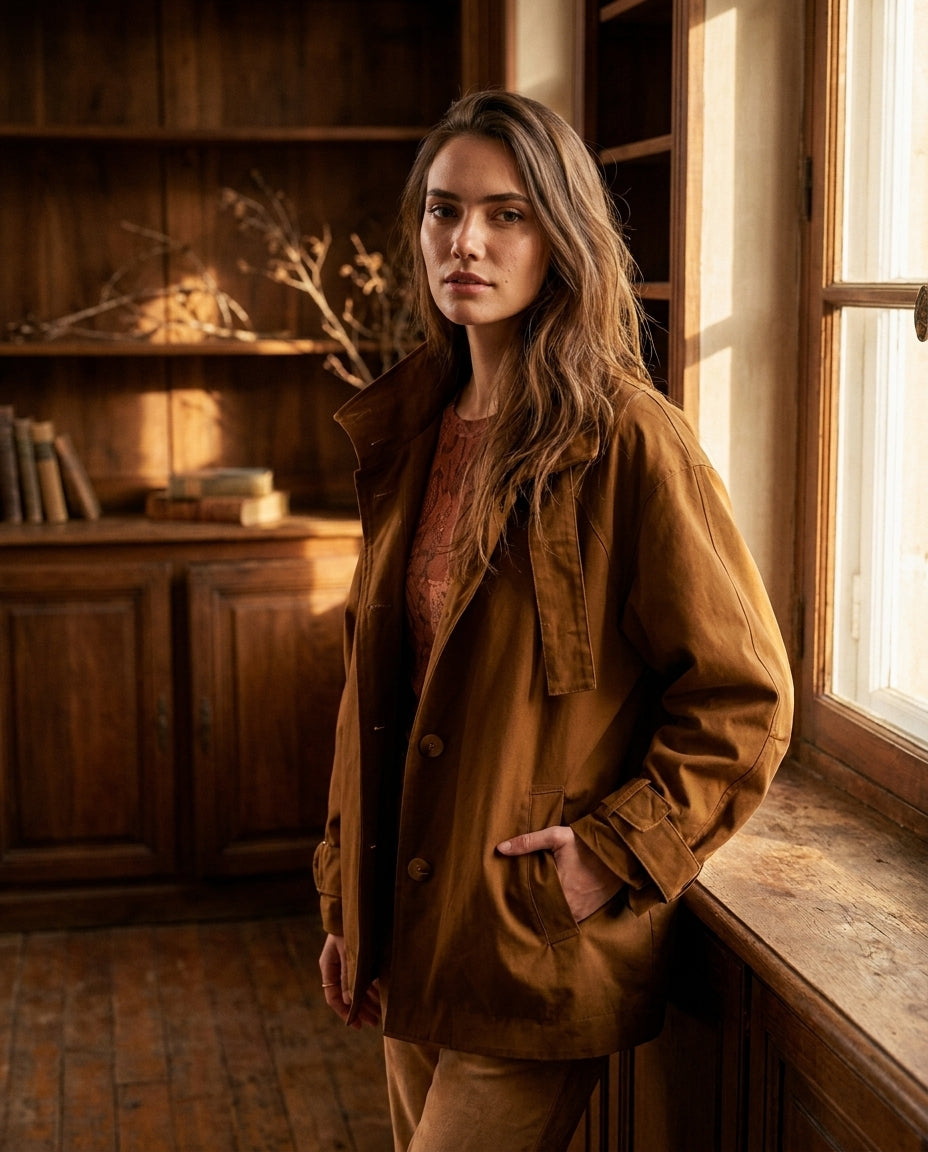VESTE NEWPORT BEIGE - MINUIT DOUZE VESTE